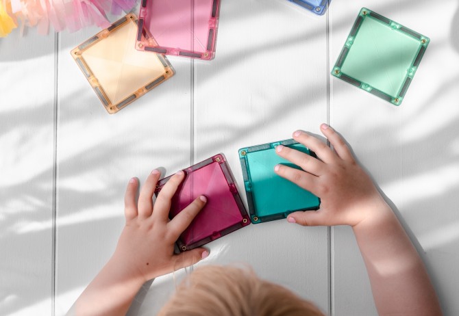Klocki magnetyczne Connetix - Pastel Creative Pack 120 el.