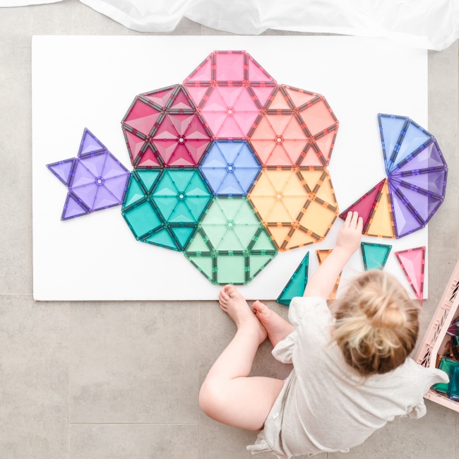 Klocki magnetyczne Connetix - Pastel Mega Pack 202 el.