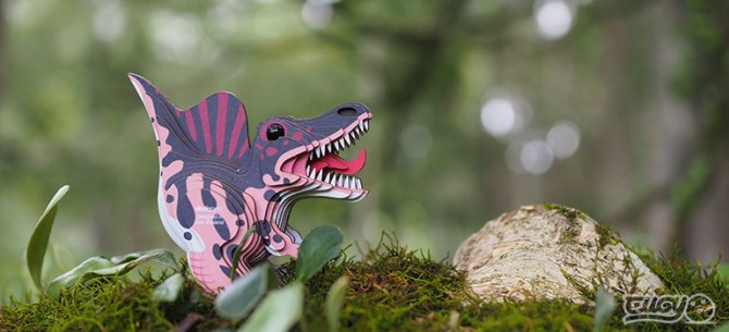 Eko Układanka 3D Eugy - Spinozaur