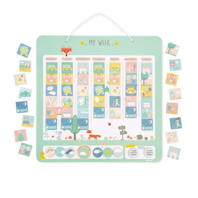 Planer tygodniowy magnetyczny Janod