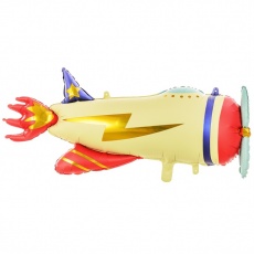 Balon foliowy Party Deco - Samolot 91 x 39 cm