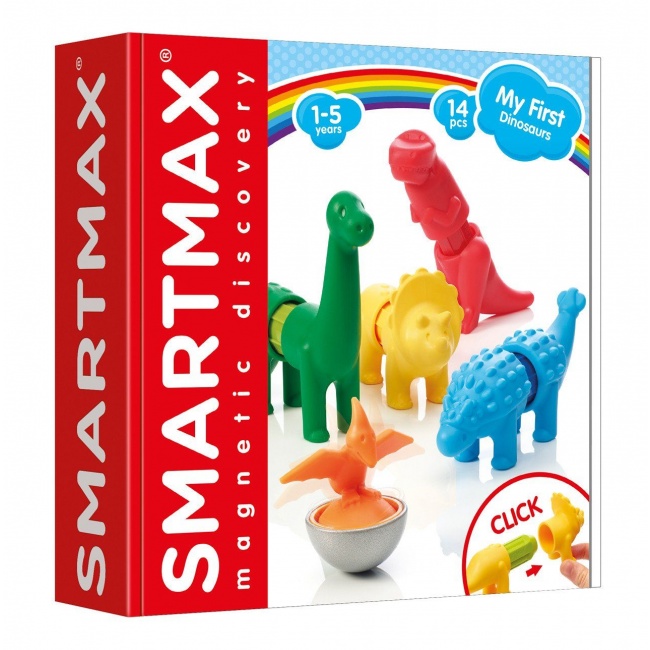 Klocki magnetyczne Smart Max IUVI Games - My First Dinosaurs