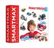 Klocki magnetyczne Smart Max IUVI Games - Power Vehicles Mix