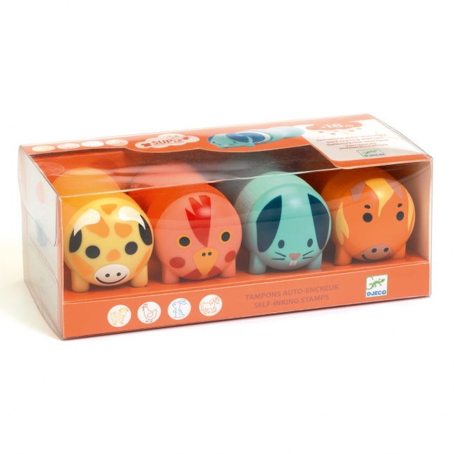 Stempelki dla maluchów Djeco - Zwierzęta z farmy