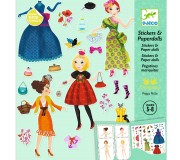 Zestaw z naklejkami Djeco - Moda