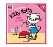 Książka "Kicia Kocia sprząta w języku angielskim" wydawnictwo Media Rodzina