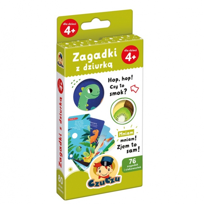 Zagadki CzuCzu z dziurką dla dzieci 4+