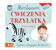 Książka "Montessori. Ćwiczenia trzylatka" wydawnictwo Zielona Sowa