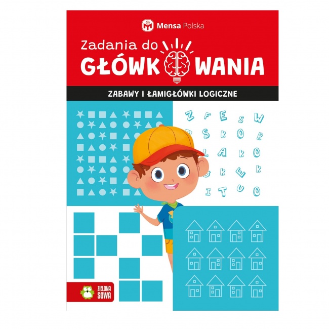 Książka "Zadania do główkowania. Zabawy i łamigłówki" wydawnictwo Zielona Sowa