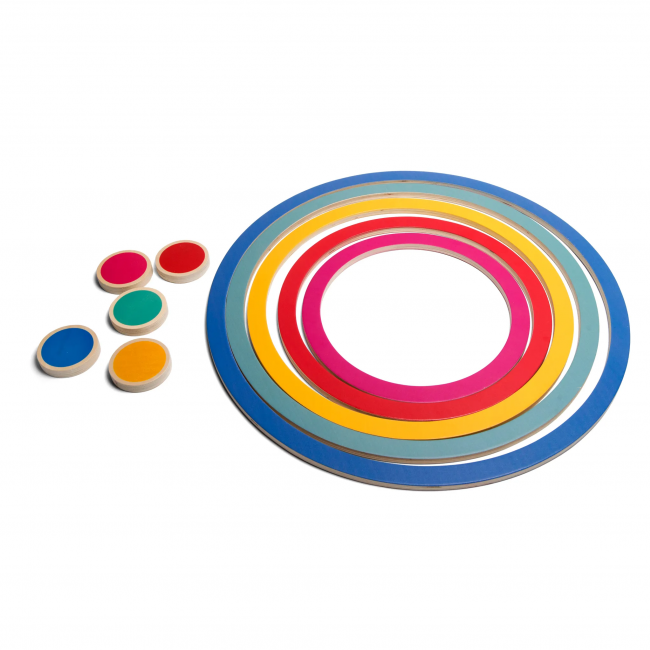 Gra zręcznościowa 5 w 1 BS Toys - sportowe obręcze