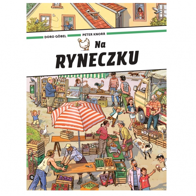 Książka "Na ryneczku" Wydawnictwo Babaryba