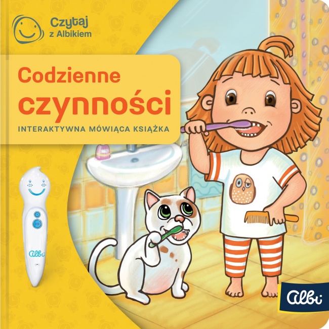 Mini książka Czytaj z Albikiem Albi - Codzienne czynności
