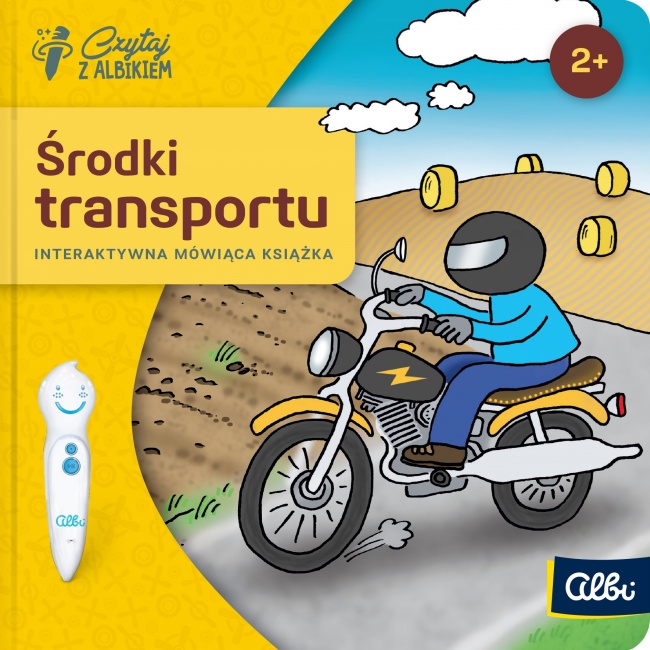 Mini książka Czytaj z Albikiem Albi - Środki transportu