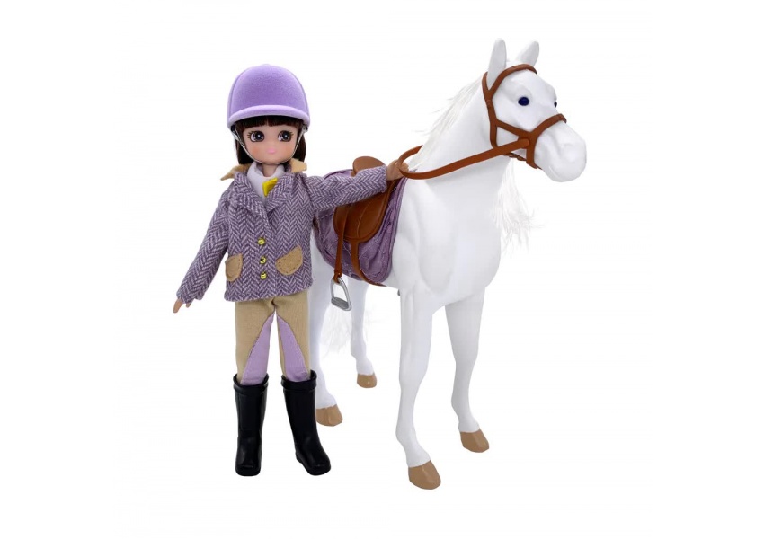 Lalka Lottie - Dżokejka z koniem