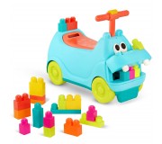 Jeździk z klockami - Hipopotam B. Toys - Locbloc Hippo