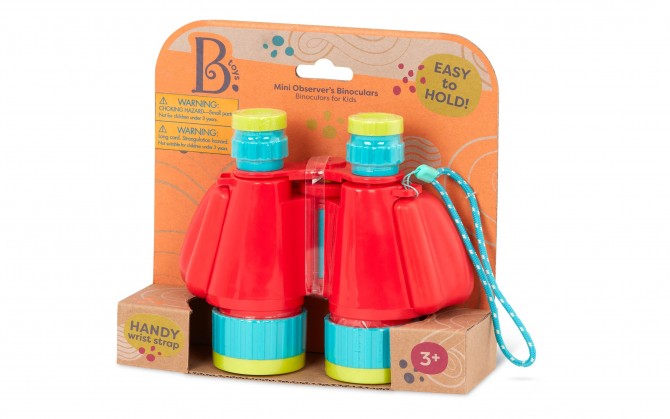 Lornetka z osłonkami B. Toys - Mini Observer’s Binoculars