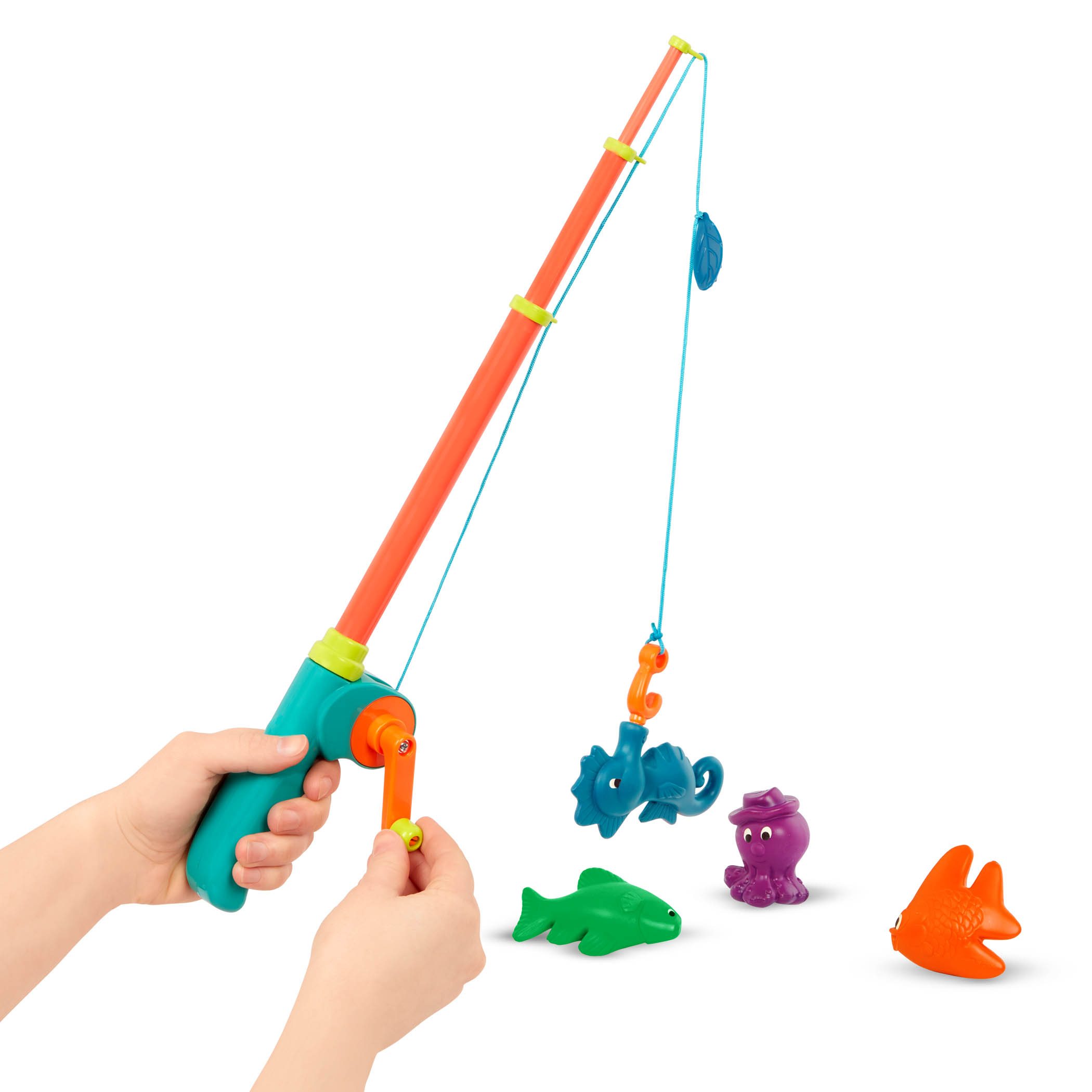 Zestaw dla małych wędkarzy z morskimi stworzeniami B. Toys - Little Fisher’s Kit