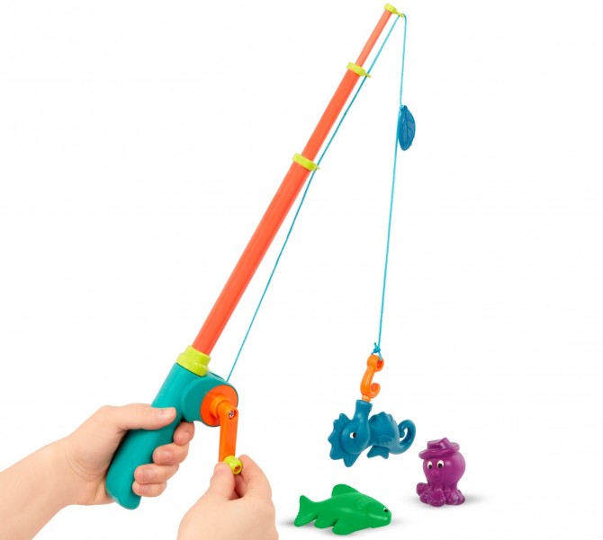 Zestaw dla małych wędkarzy z morskimi stworzeniami B. Toys - Little Fisher’s Kit