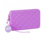 Silikonowy piórnik, etui Fresh Collection Apli Kids - Fioletowy