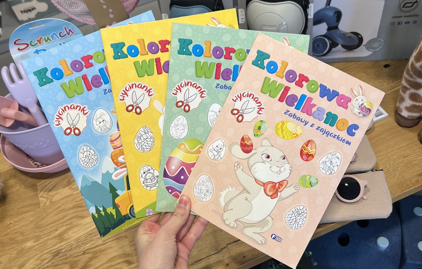 Kolorowanka "Wielkanoc Zabawy z pisankami" Wydawnictwo Fenix