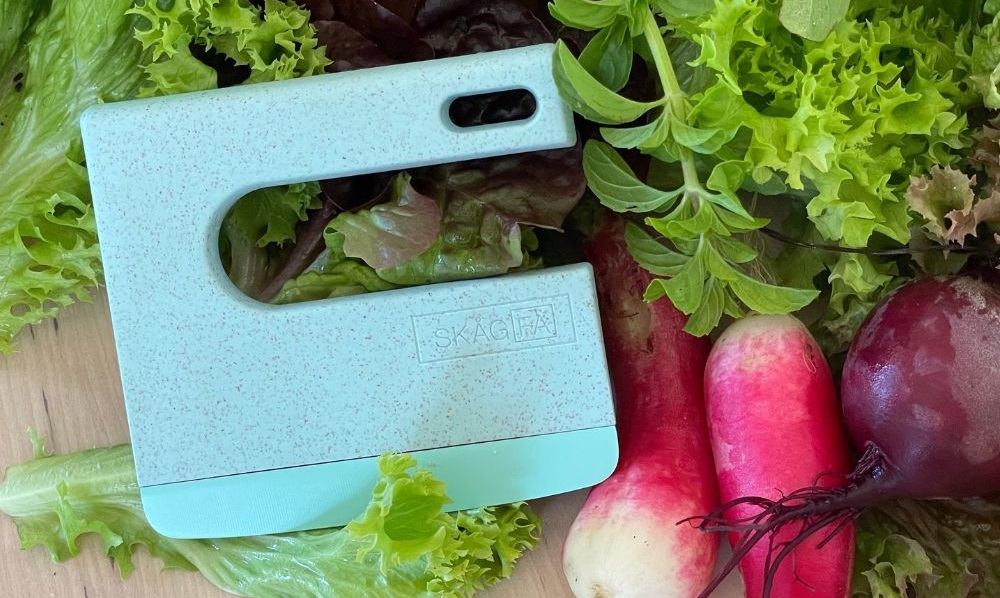 Bezpieczny nóż dziecięcy SKÅGFÄ Klyv - Różana orchidea