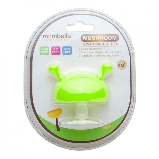 Gryzak Uspokajający Mombella - Mushroom Green