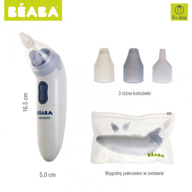 Elektroniczny aspirator do nosa Tomydoo Beaba - Mineral