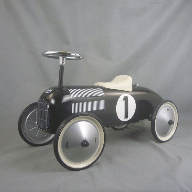 Metalowy jeździk retro Vilac - Black Vintage