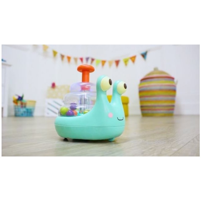 Jeżdżący i świecący ślimak z kuleczkami B. Toys - Escar-Glooooow