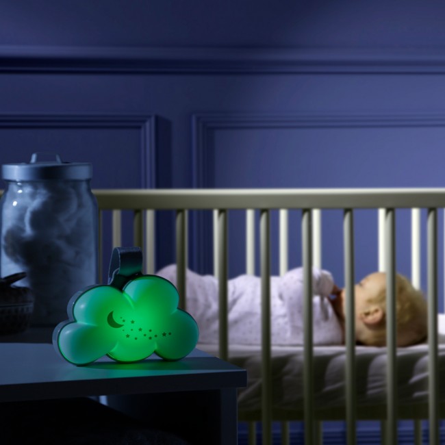 Lampka nocna chmurka z pozytywką PurFlo