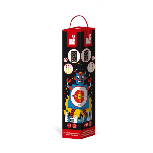 Magnetyczna gra w rzutki Janod - Roboty