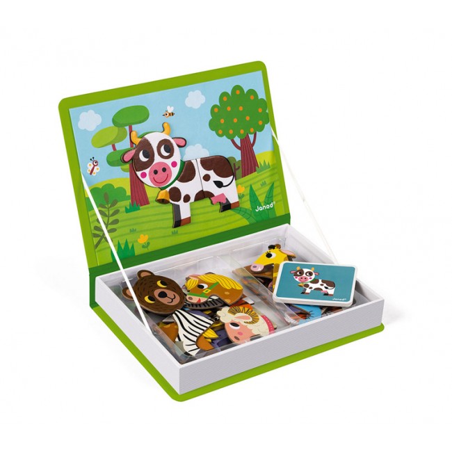 Magnetyczna układanka Magnetibook Janod - Zwierzęta