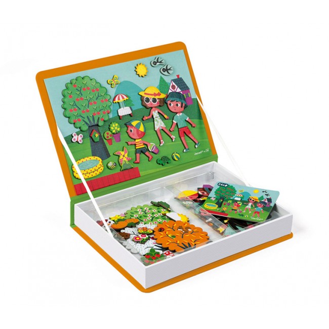 Magnetyczna układanka Magnetibook Janod - 4 pory roku