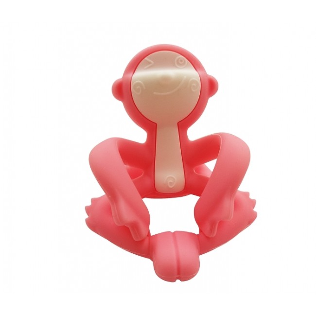 Gryzak Zabawka Mombella - Małpka Pink