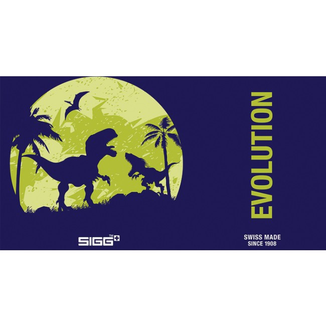 Bidon Sigg 0,4 l - Glow Moon Dinos