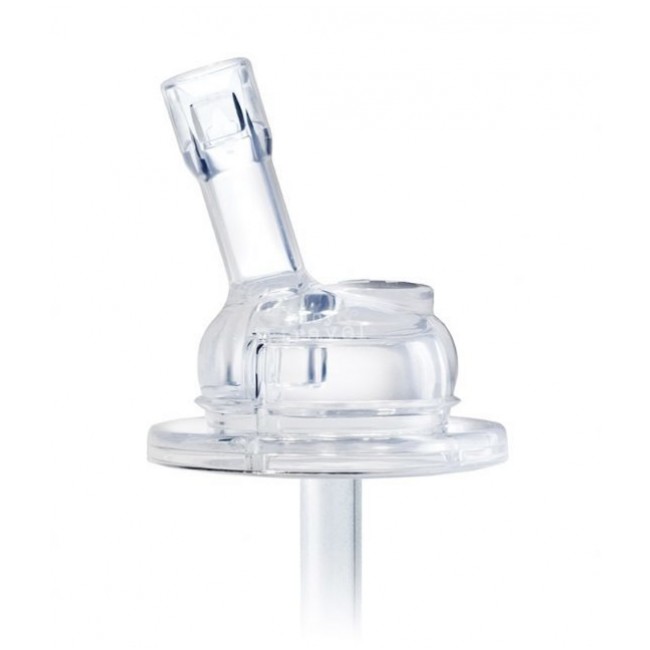 Termobutelka Pura Kiki ze słomką 260ml - różowa osłonka swirl