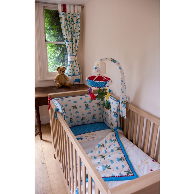 OUTLET Zestaw Pink Lining - kołderka, ochraniacz, przytulanka - One Starry Night