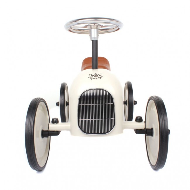 Metalowy jeździk retro Vilac - Biały