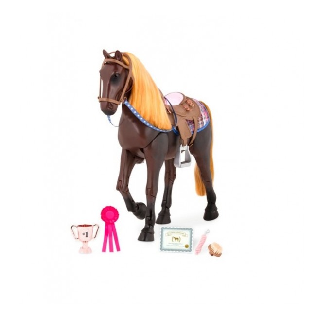 Duży koń dla lalki 46cm Our Generation - Ruchome Kończyny