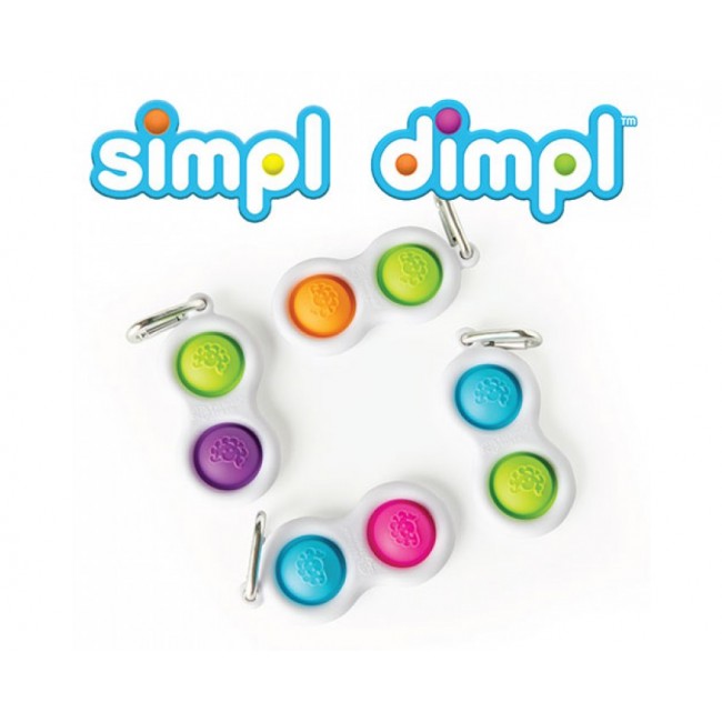 Bąbelki Dimpl Fat Brain Toys - Breloczek