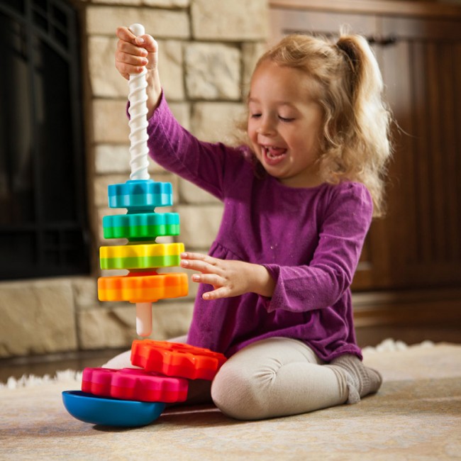Zakręcona wieża Fat Brain Toys - SpinAgain