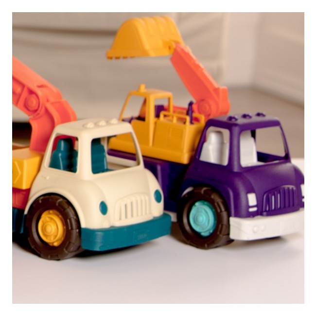 Ciężarówka z koparką Wonder Wheels B. Toys - Excavator Truck