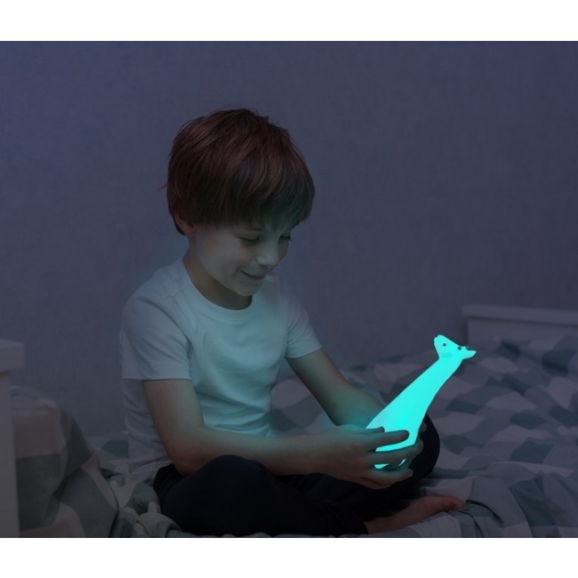 Lampka z Latarką Zazu - Żyrafa Grey