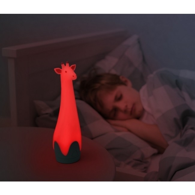 Lampka z Latarką Zazu - Żyrafa Grey