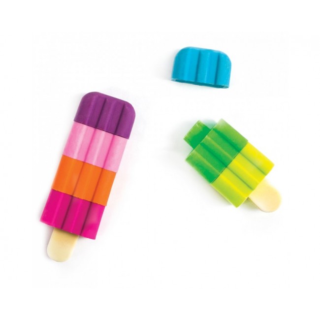 Pachnące Gumki do Ścierania Ooly - Lody na Patyku