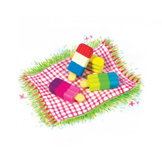 Pachnące Gumki do Ścierania Ooly - Lody na Patyku