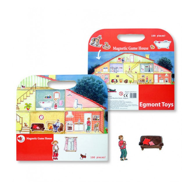 Magnetyczna układanka Egmont Toys - Dom