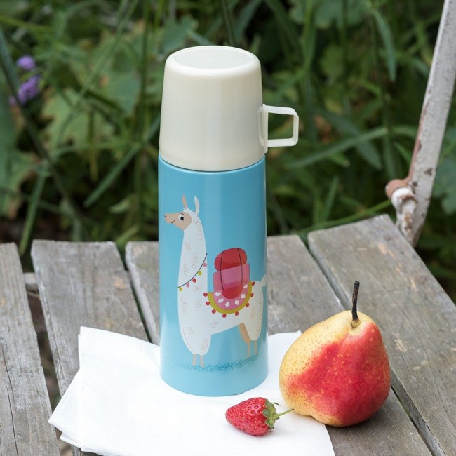 Termos z kubeczkiem Rex London - Lama Dolly