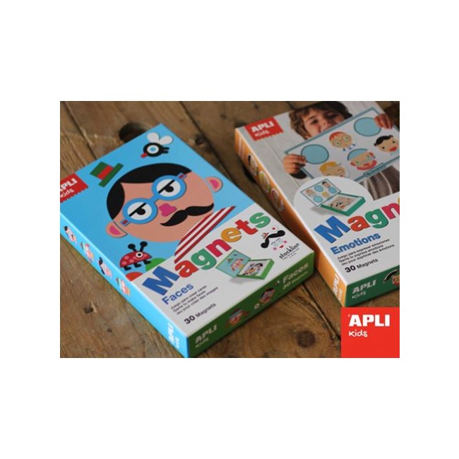 Magnetyczna układanka Apli Kids - Twarze