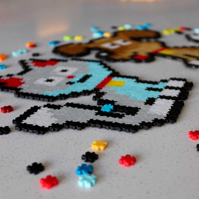 Puzzelki Pixelki Jixelz 700 elem. Fat Brain Toys - Zwierzęta Domowe